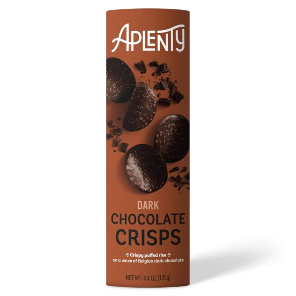 Amazon Brand, Aplenty Dark Chocolate Crisps, 4.4 Oz