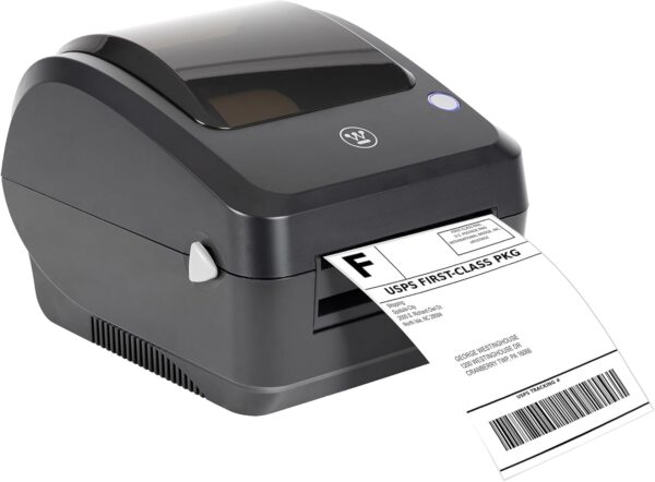 Westinghouse Thermal Shipping Label Printer USB, 4x6 Label Commercial grade, Compatible with USPS, UPS, FedEx, eBay, Shopify, Amazon, & More, Desktop Label Printer for Packages, Includes Sample Labels