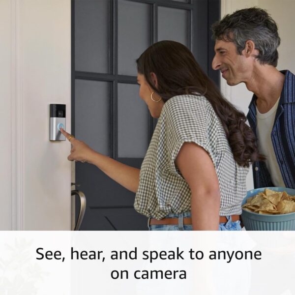 Ring Battery Doorbell, Head-to-Toe Video, Live View with Two-Way Talk, and Motion Detection & Alerts (2024 release), Venetian Bronze - Image 2