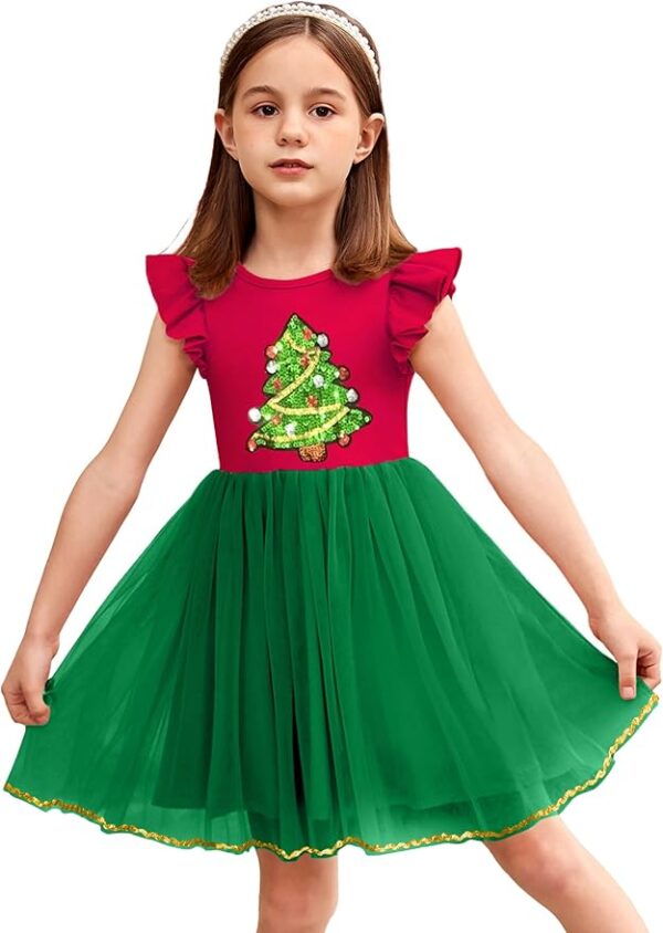 Arshiner Toddler Tutu Dress Little Girls Fluffy Summer Dresses Casual Party Tulle Sundress for Kids 2-6Y
