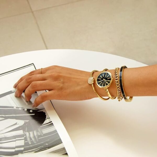 Anne Klein Women's Bangle Watch and Bracelet Set - Image 2