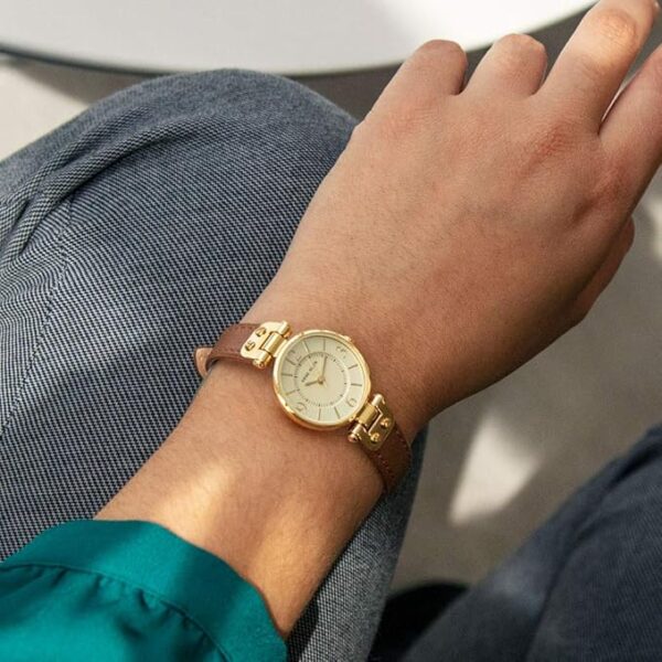 Anne Klein Women's Leather Strap Watch - Image 2